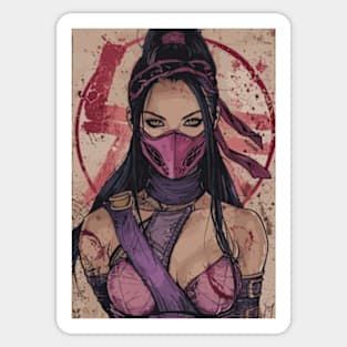 Mileena Mortal Kombat Sticker